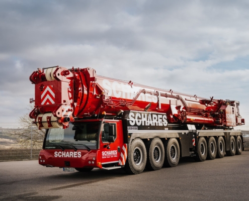 Liebherr LTM1650-8.1, Mobil- und Raupenkran, Fuhrpark Schares