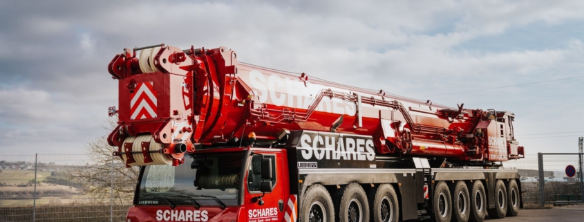 Liebherr LTM1650-8.1, Mobil- und Raupenkran, Fuhrpark Schares