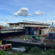 Hebetechnik, Marggraffbrücke in Berlin, 1.500 Tonnen Brücke